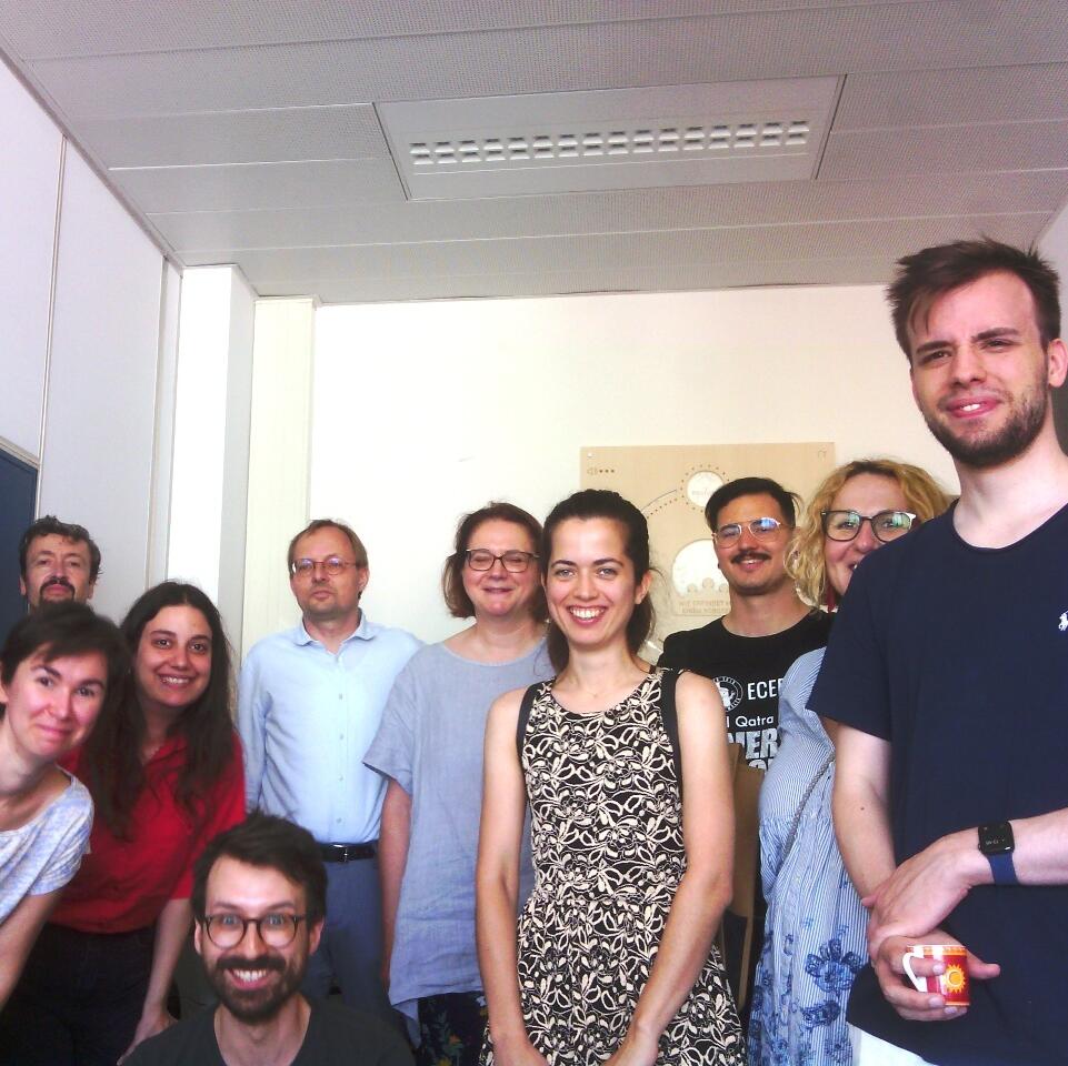The project team at a visit of the V4R & HCI research groups at TU Wien